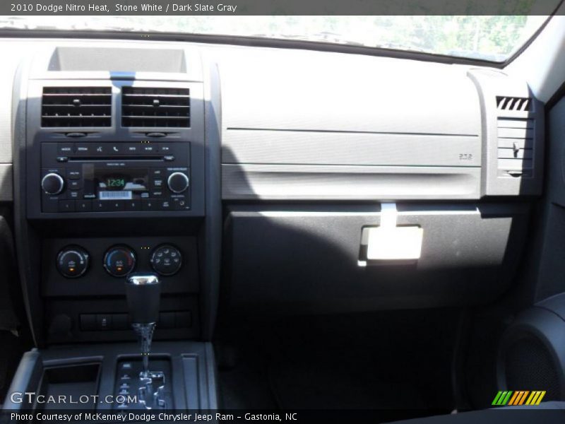Stone White / Dark Slate Gray 2010 Dodge Nitro Heat