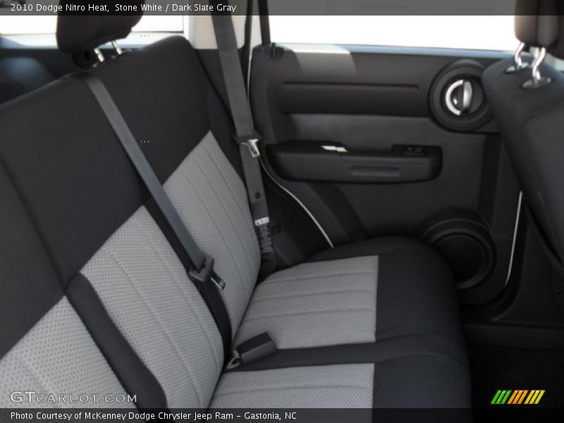 Stone White / Dark Slate Gray 2010 Dodge Nitro Heat