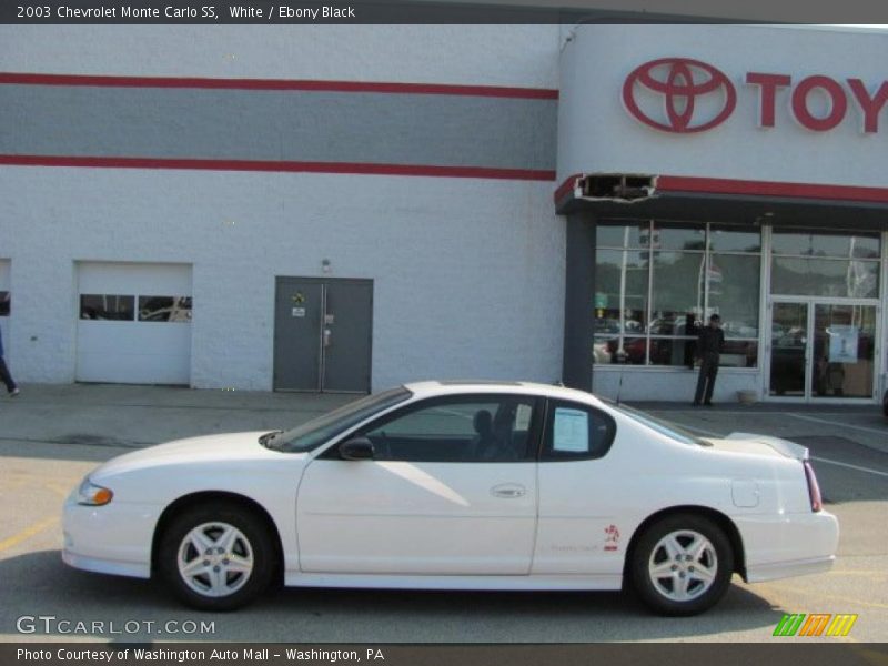 White / Ebony Black 2003 Chevrolet Monte Carlo SS