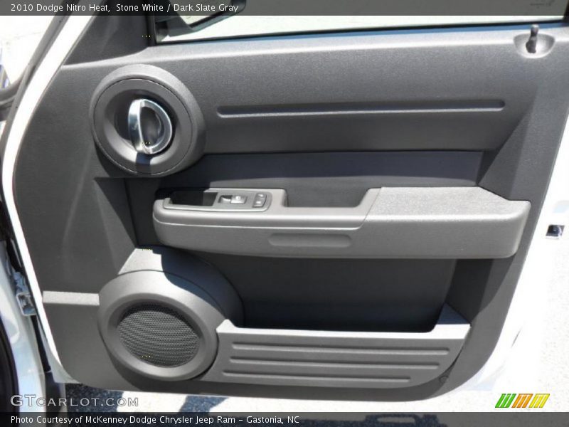 Stone White / Dark Slate Gray 2010 Dodge Nitro Heat