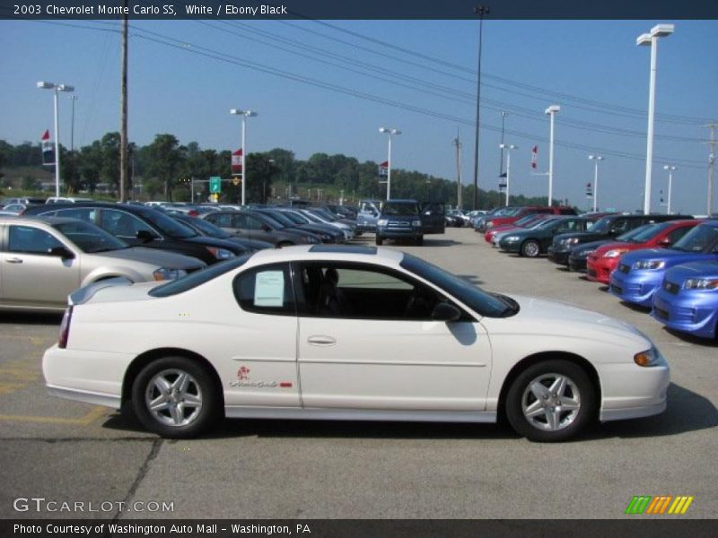 White / Ebony Black 2003 Chevrolet Monte Carlo SS