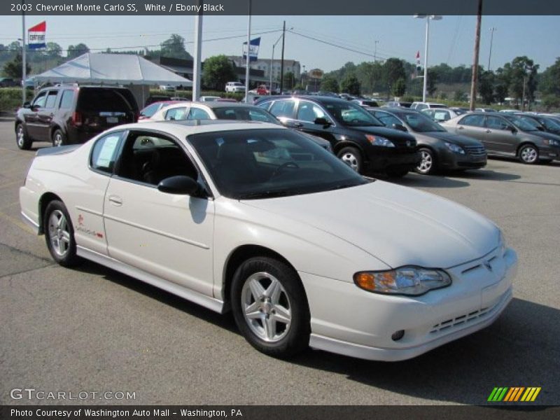 White / Ebony Black 2003 Chevrolet Monte Carlo SS