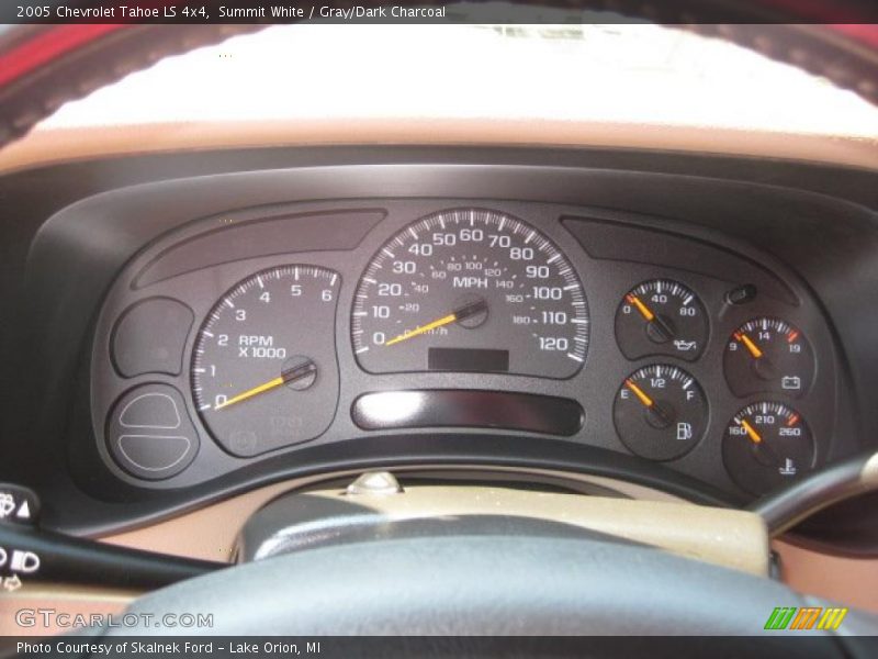 Summit White / Gray/Dark Charcoal 2005 Chevrolet Tahoe LS 4x4