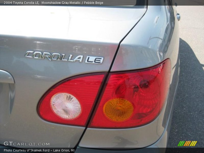 Moonshadow Gray Metallic / Pebble Beige 2004 Toyota Corolla LE