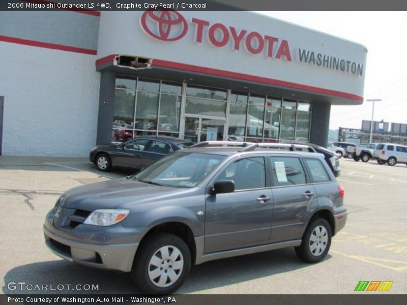 Graphite Gray Pearl / Charcoal 2006 Mitsubishi Outlander LS 4WD