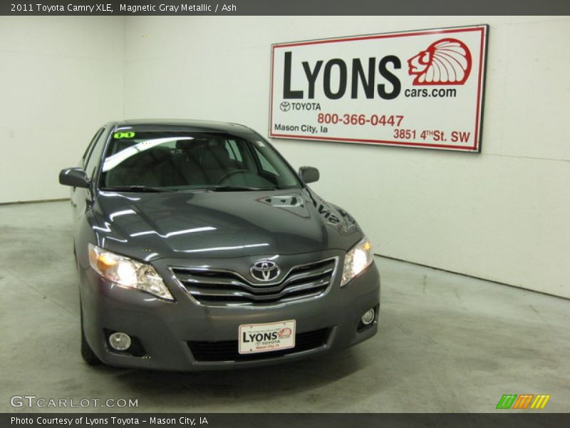 Magnetic Gray Metallic / Ash 2011 Toyota Camry XLE