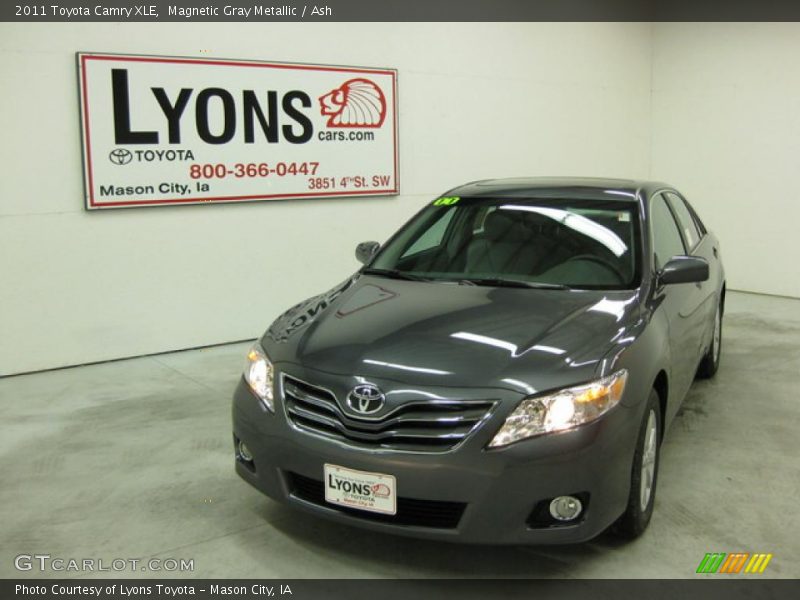 Magnetic Gray Metallic / Ash 2011 Toyota Camry XLE