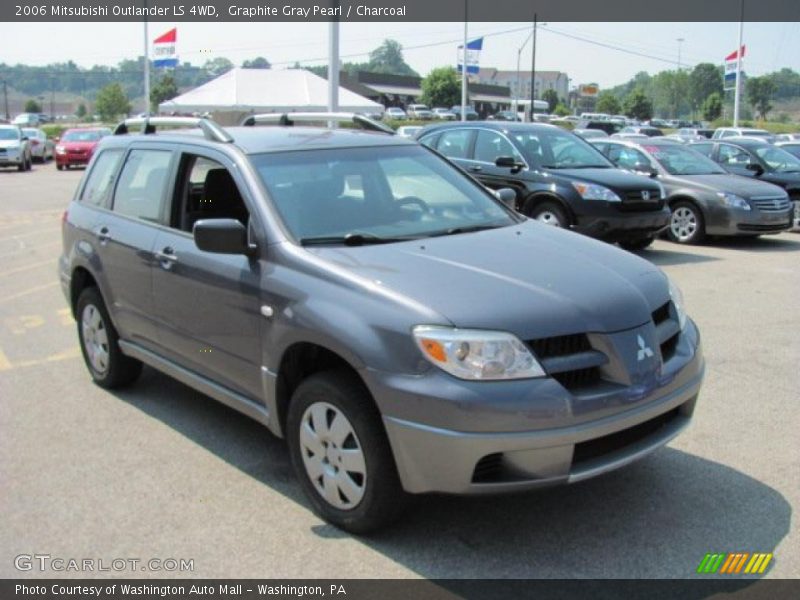Graphite Gray Pearl / Charcoal 2006 Mitsubishi Outlander LS 4WD