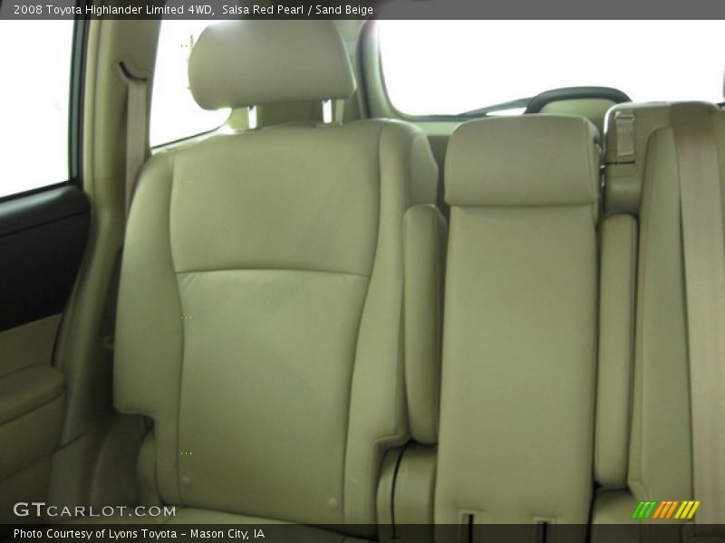Salsa Red Pearl / Sand Beige 2008 Toyota Highlander Limited 4WD
