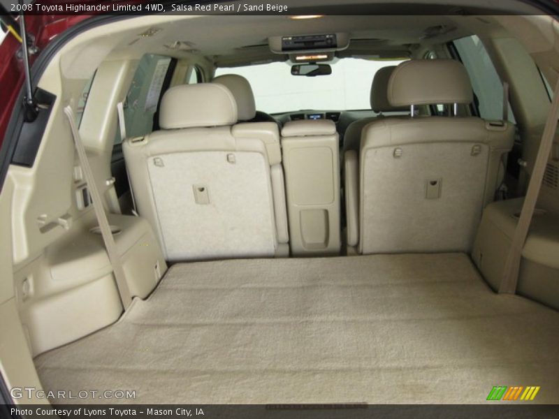 Salsa Red Pearl / Sand Beige 2008 Toyota Highlander Limited 4WD