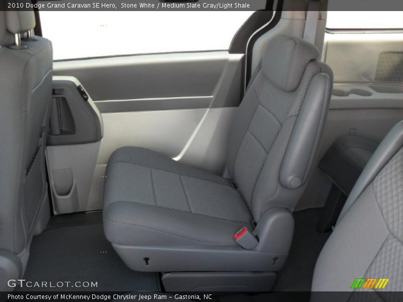 Stone White / Medium Slate Gray/Light Shale 2010 Dodge Grand Caravan SE Hero