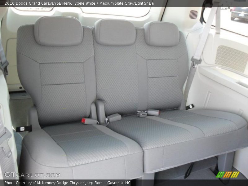 Stone White / Medium Slate Gray/Light Shale 2010 Dodge Grand Caravan SE Hero