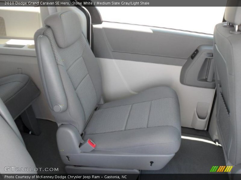Stone White / Medium Slate Gray/Light Shale 2010 Dodge Grand Caravan SE Hero