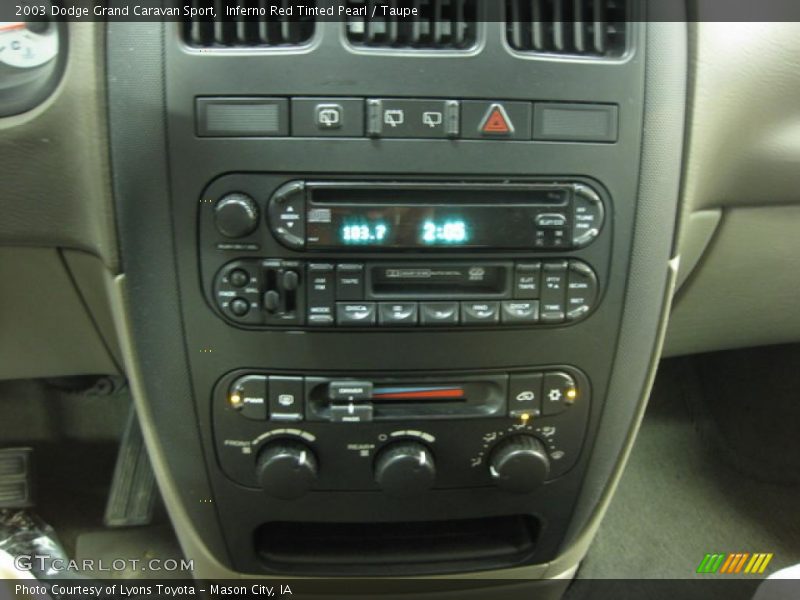 Inferno Red Tinted Pearl / Taupe 2003 Dodge Grand Caravan Sport