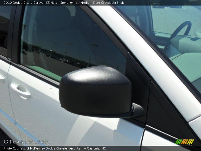 Stone White / Medium Slate Gray/Light Shale 2010 Dodge Grand Caravan SE Hero