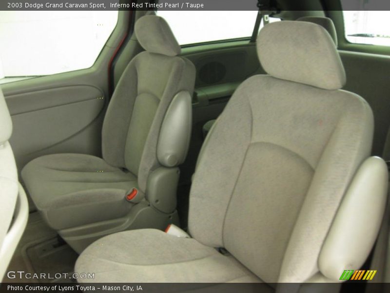 Inferno Red Tinted Pearl / Taupe 2003 Dodge Grand Caravan Sport