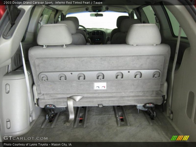 Inferno Red Tinted Pearl / Taupe 2003 Dodge Grand Caravan Sport
