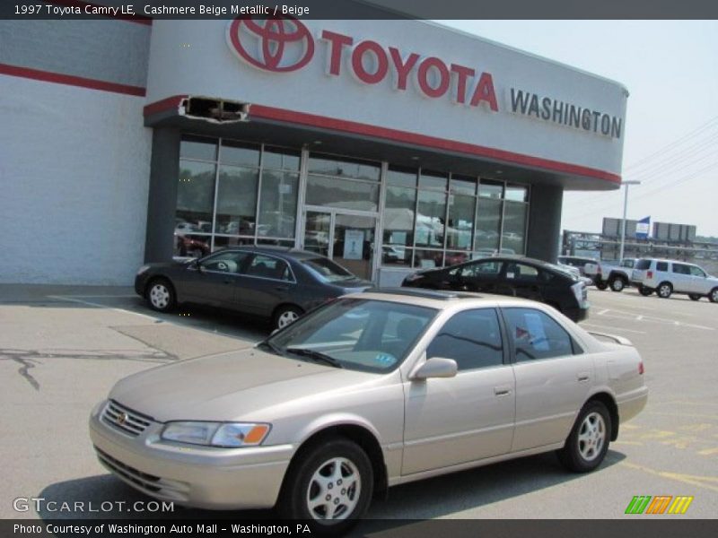Cashmere Beige Metallic / Beige 1997 Toyota Camry LE