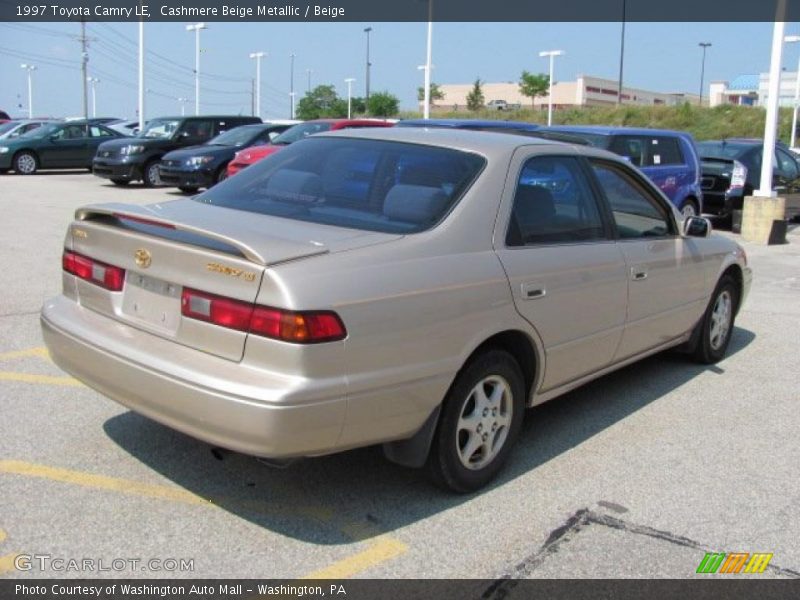 Cashmere Beige Metallic / Beige 1997 Toyota Camry LE