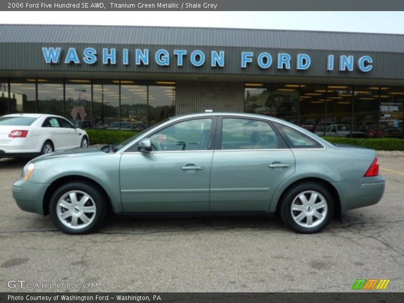 Titanium Green Metallic / Shale Grey 2006 Ford Five Hundred SE AWD