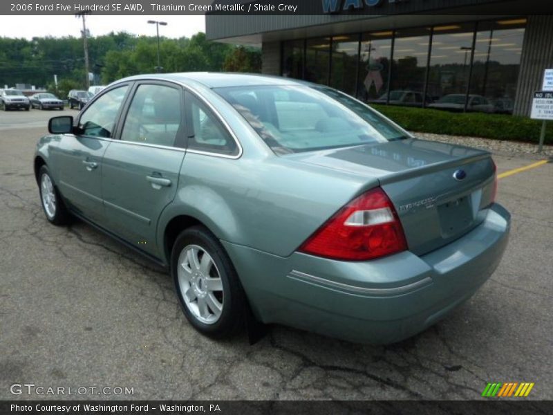 Titanium Green Metallic / Shale Grey 2006 Ford Five Hundred SE AWD