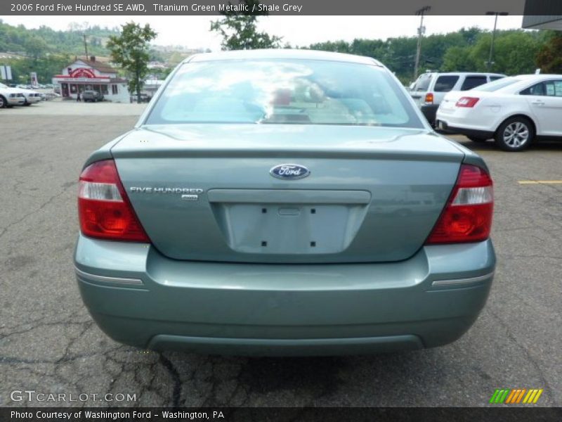 Titanium Green Metallic / Shale Grey 2006 Ford Five Hundred SE AWD