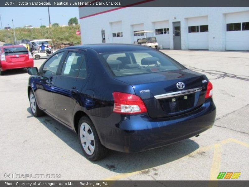 Nautical Blue Metallic / Dark Charcoal 2007 Toyota Yaris Sedan