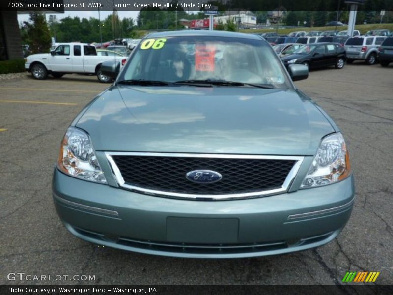 Titanium Green Metallic / Shale Grey 2006 Ford Five Hundred SE AWD