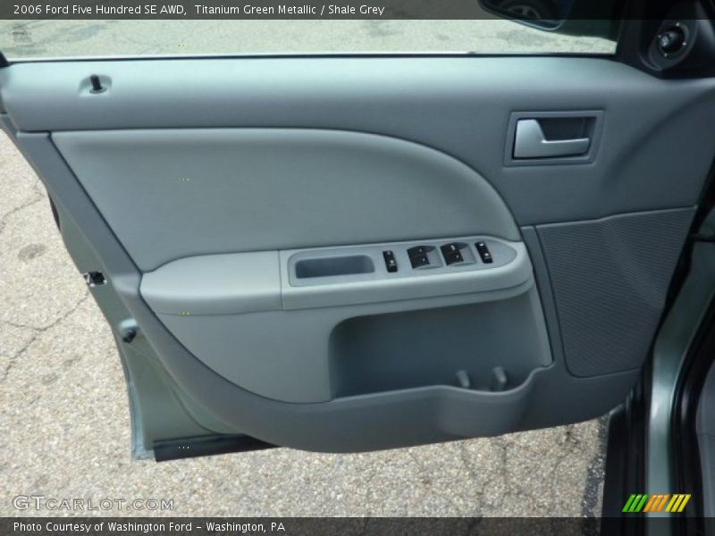 Titanium Green Metallic / Shale Grey 2006 Ford Five Hundred SE AWD
