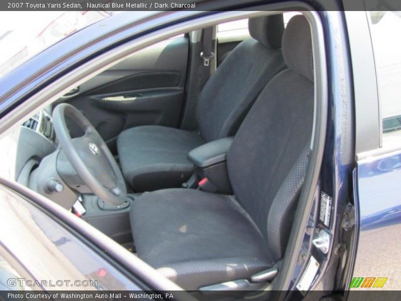 Nautical Blue Metallic / Dark Charcoal 2007 Toyota Yaris Sedan