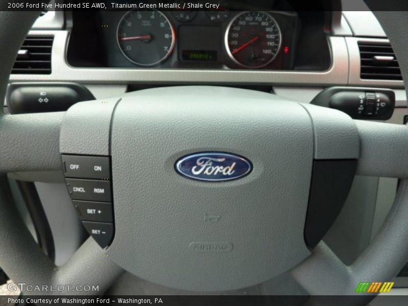 Titanium Green Metallic / Shale Grey 2006 Ford Five Hundred SE AWD