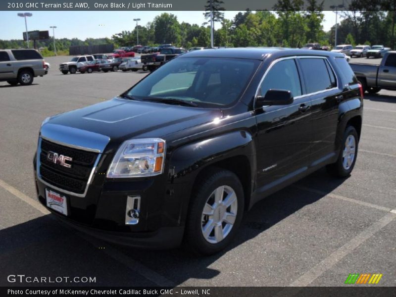 Onyx Black / Light Titanium 2010 GMC Terrain SLE AWD