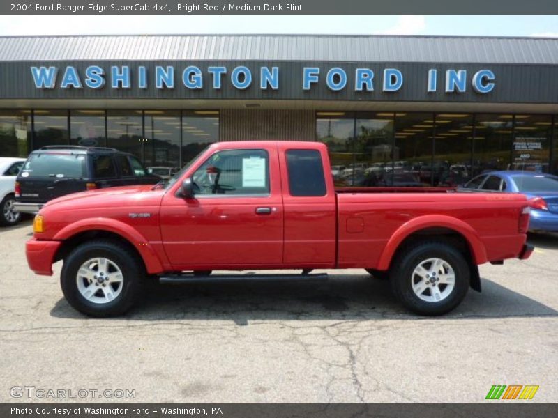 Bright Red / Medium Dark Flint 2004 Ford Ranger Edge SuperCab 4x4
