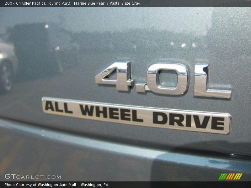 Marine Blue Pearl / Pastel Slate Gray 2007 Chrysler Pacifica Touring AWD
