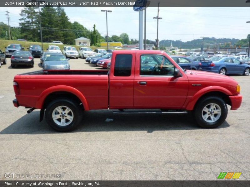 Bright Red / Medium Dark Flint 2004 Ford Ranger Edge SuperCab 4x4