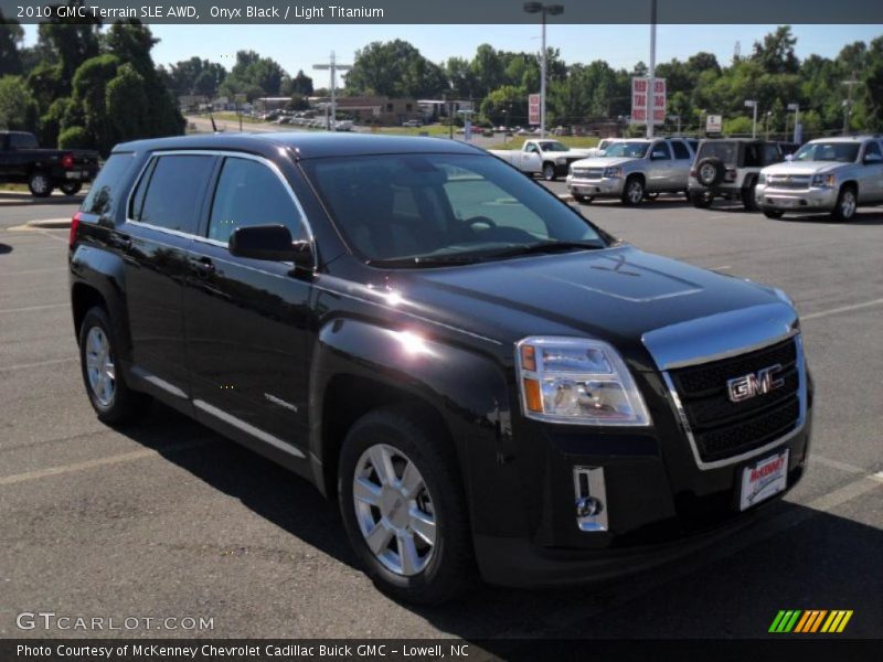 Onyx Black / Light Titanium 2010 GMC Terrain SLE AWD