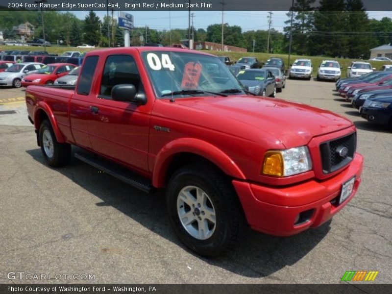 Bright Red / Medium Dark Flint 2004 Ford Ranger Edge SuperCab 4x4