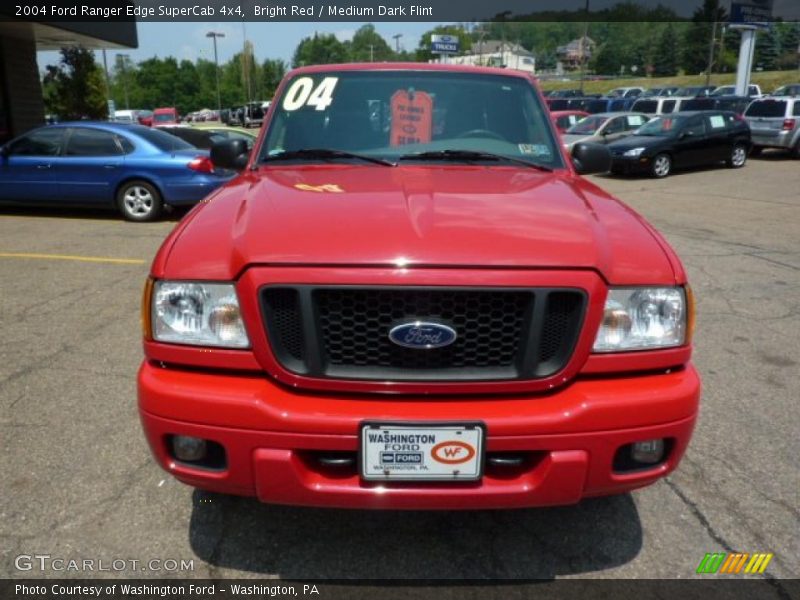 Bright Red / Medium Dark Flint 2004 Ford Ranger Edge SuperCab 4x4
