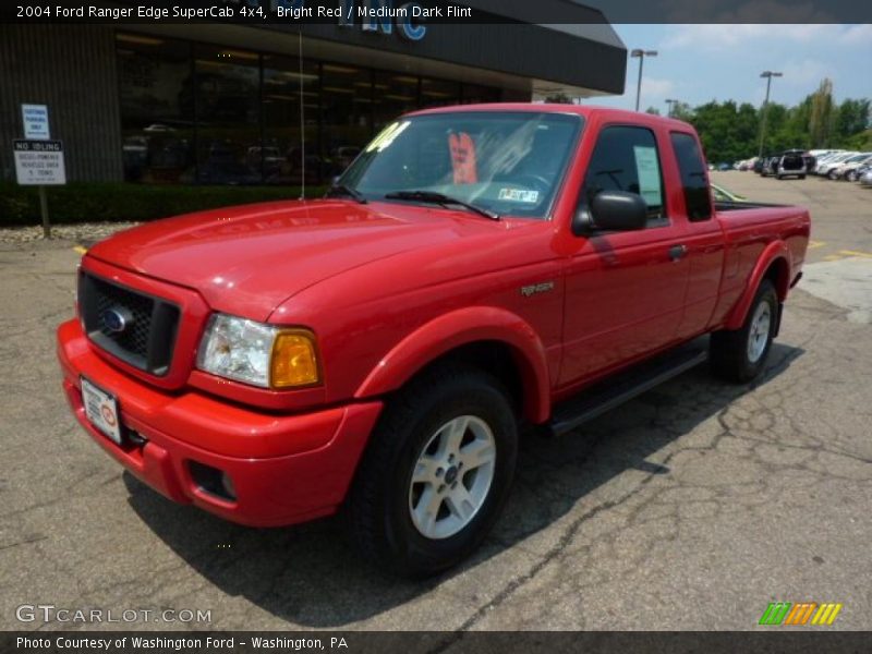 Bright Red / Medium Dark Flint 2004 Ford Ranger Edge SuperCab 4x4