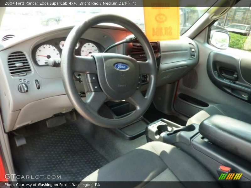 Bright Red / Medium Dark Flint 2004 Ford Ranger Edge SuperCab 4x4