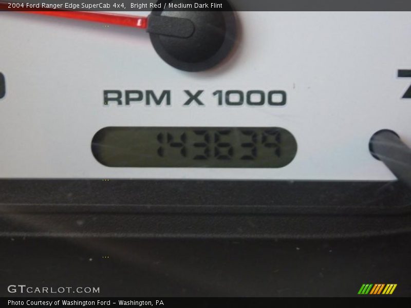Bright Red / Medium Dark Flint 2004 Ford Ranger Edge SuperCab 4x4