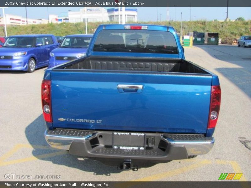 Aqua Blue Metallic / Ebony 2009 Chevrolet Colorado LT Extended Cab 4x4