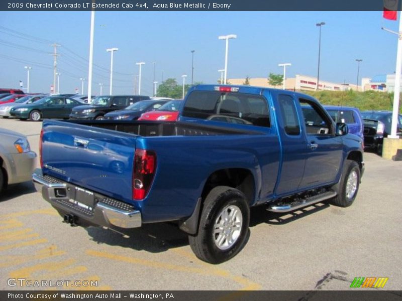 Aqua Blue Metallic / Ebony 2009 Chevrolet Colorado LT Extended Cab 4x4