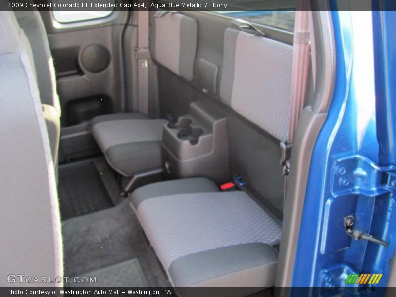 Aqua Blue Metallic / Ebony 2009 Chevrolet Colorado LT Extended Cab 4x4