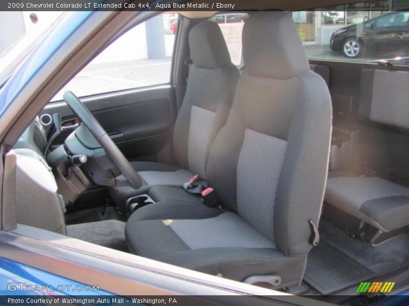 Aqua Blue Metallic / Ebony 2009 Chevrolet Colorado LT Extended Cab 4x4