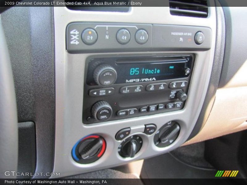 Aqua Blue Metallic / Ebony 2009 Chevrolet Colorado LT Extended Cab 4x4