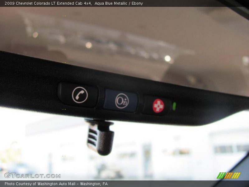 Aqua Blue Metallic / Ebony 2009 Chevrolet Colorado LT Extended Cab 4x4