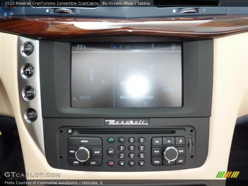Blu Oceano (Blue) / Sabbia 2010 Maserati GranTurismo Convertible GranCabrio
