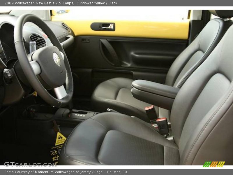 Sunflower Yellow / Black 2009 Volkswagen New Beetle 2.5 Coupe