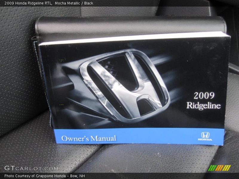 Mocha Metallic / Black 2009 Honda Ridgeline RTL